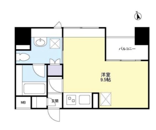 グランカーサ新宿御苑の物件間取画像